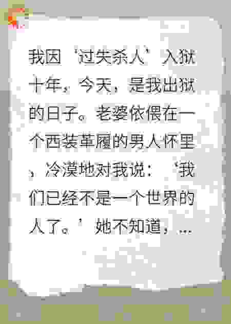 我，阶下囚，老婆来探监了
