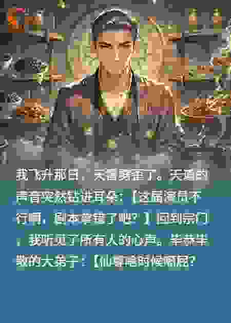 仙尊读心后怀疑自己修了假仙