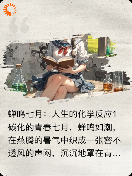 蝉鸣七月：人生的化学反应