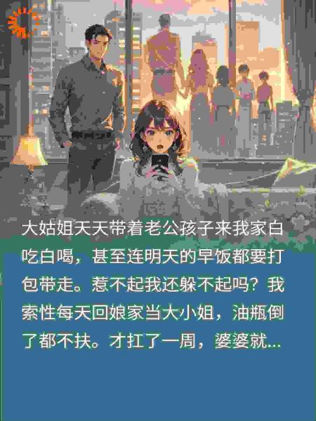婆家竟把我当免费保姆？我罢工回娘家摆烂，婆婆炸了