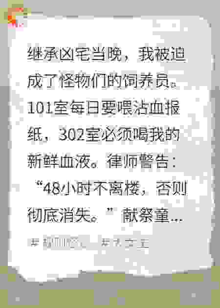 诡楼房东：开局血祭302室