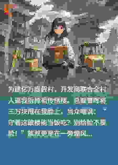 全村逼我拆祖宅，我点头后他们悔疯了