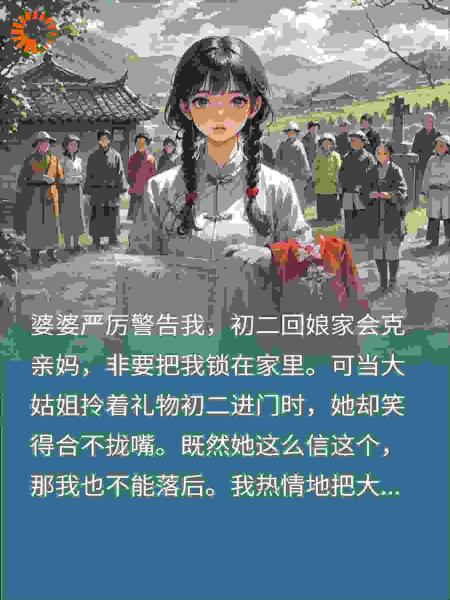 初二回娘家克亲妈？我转头给她买坟地穿寿衣，她气炸了